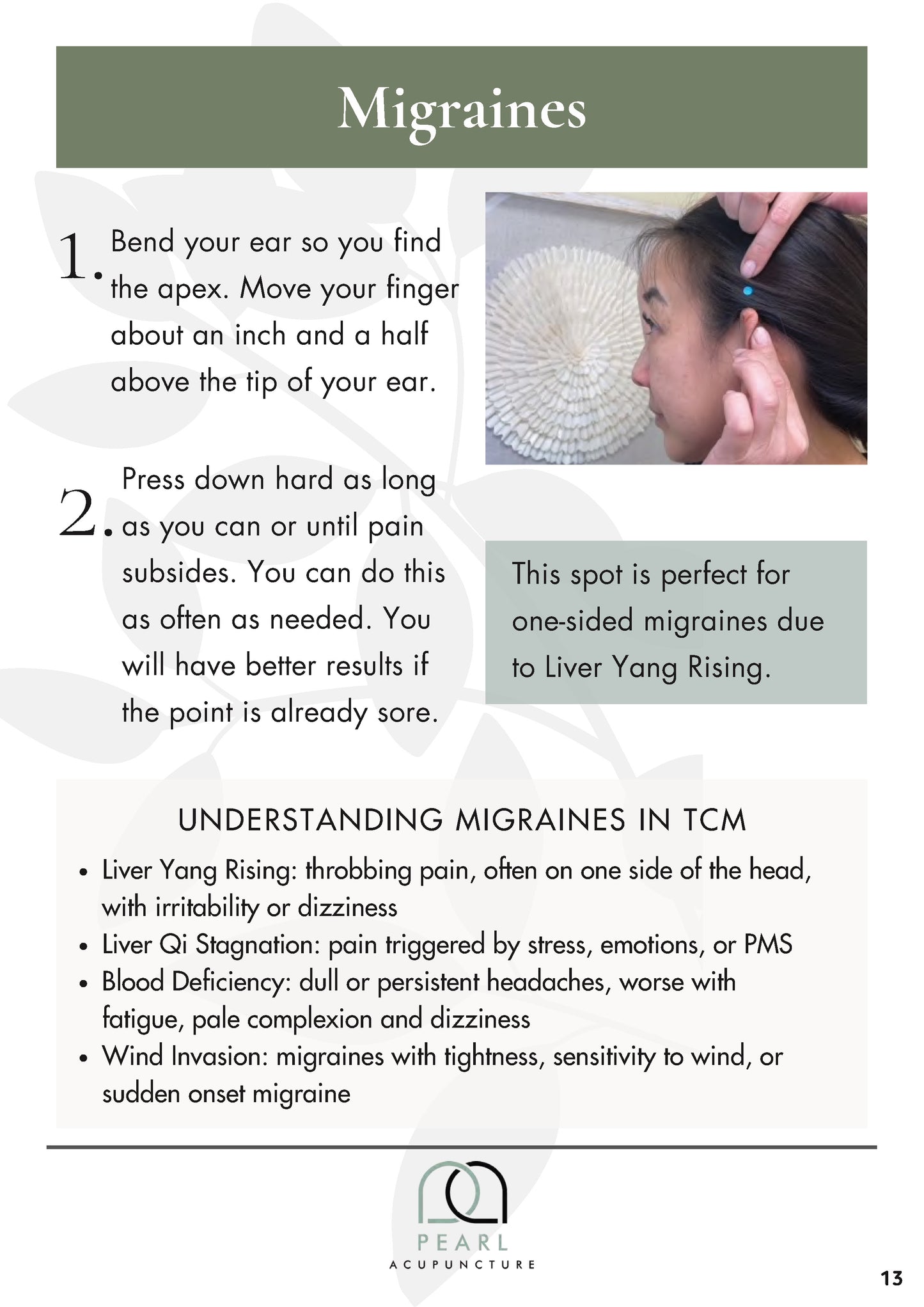 Acupressure Guide to Pain Management